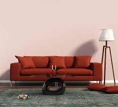 interior maksimalis sofa merah