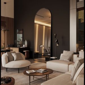 dark moody interior