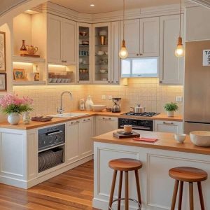 tips dapur kecil fungsional dan cantik