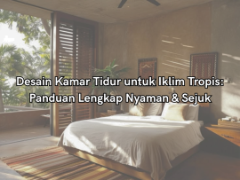 desain kamar tidur untuk iklim tropis