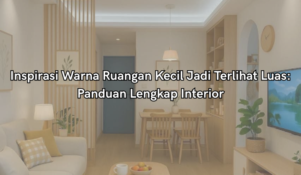 inspirasi warna ruangan kecil
