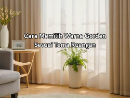 Cara Memilih Warna Gorden Sesuai Tema Ruangan