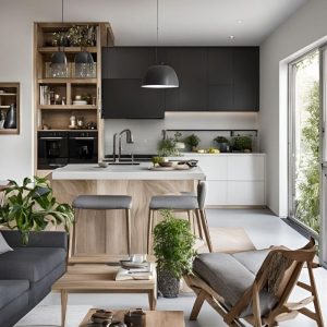 Interior rumah kecil tapi terlihat 2x lebih luas