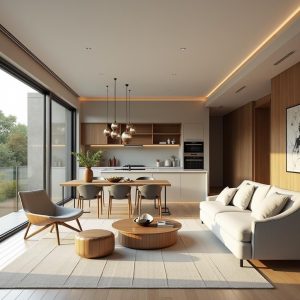 Interior rumah kecil tapi terlihat 2x lebih luas