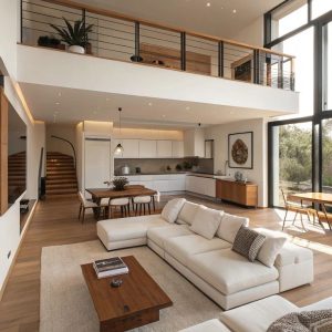 rumah mewah open space