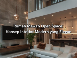 rumah mewah open space