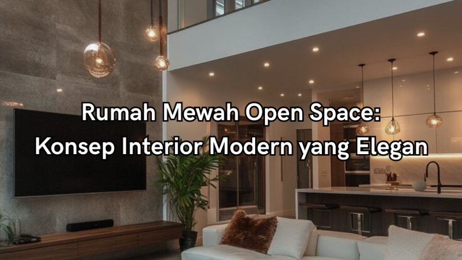rumah mewah open space