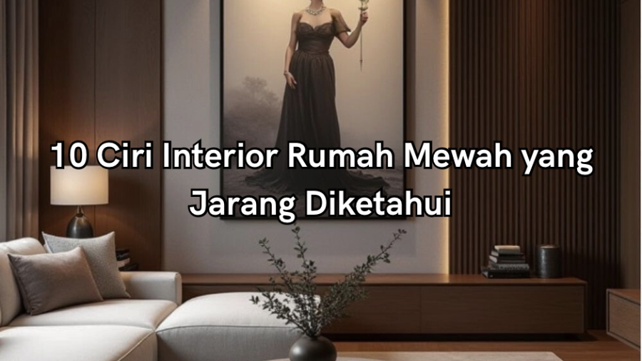 ciri interior rumah mewah