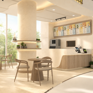 desain outlet F&B
